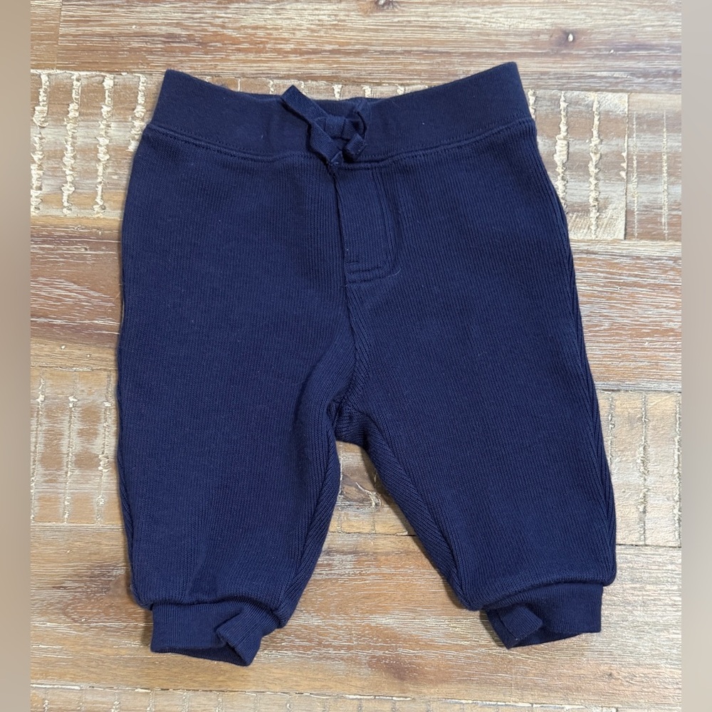 Ralph Lauren navy baby jogger pants 100% cotton 6 months